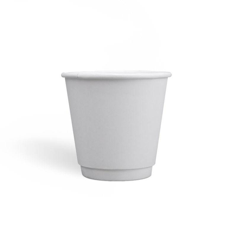 10onzas Tazas de café de doble pared con revestimiento de PE