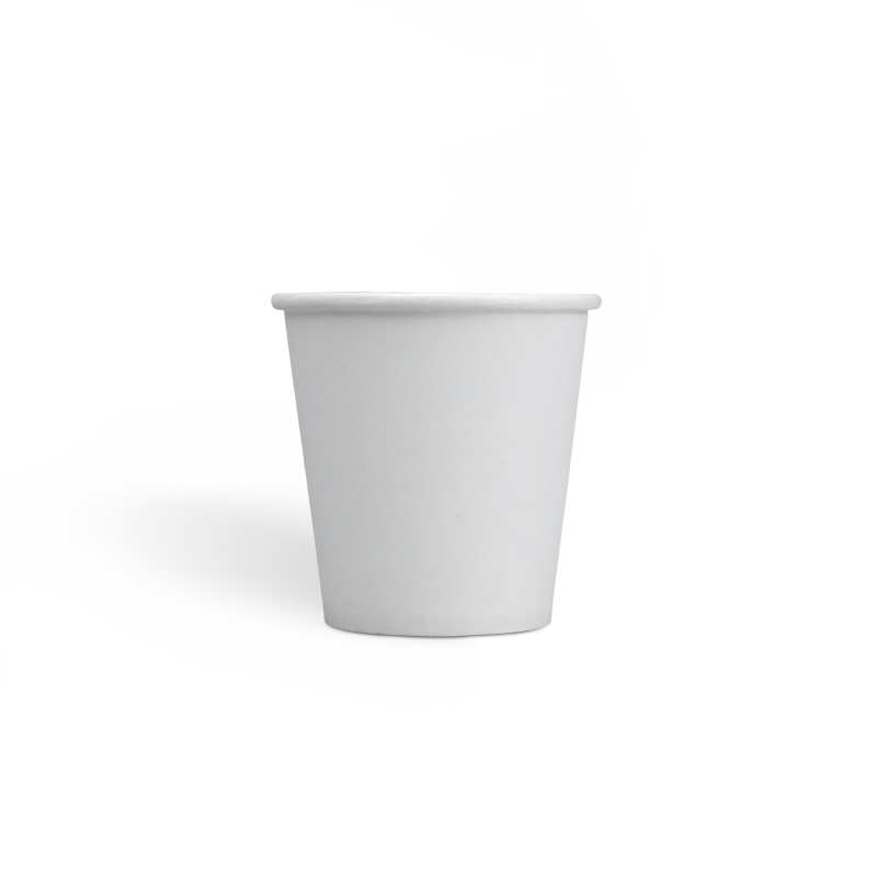 3.5onzas Tazas de café de pared simple con revestimiento de PE