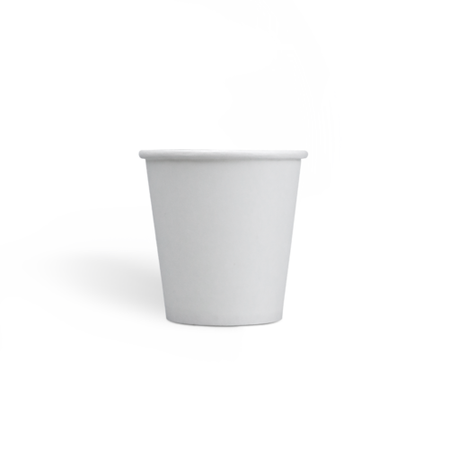 3.5onzas Tazas de café de pared simple con revestimiento de PE