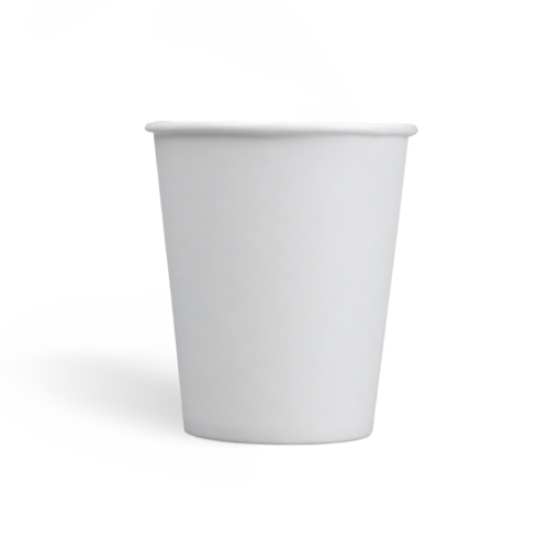 7onzas Tazas de café de pared simple con revestimiento de PE
