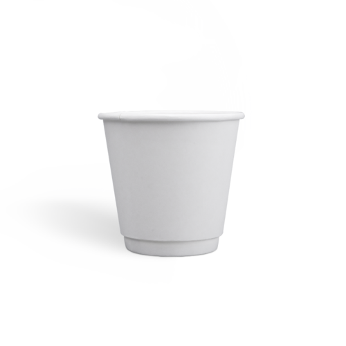 E8onzas Tazas de café de doble pared con revestimiento de PE