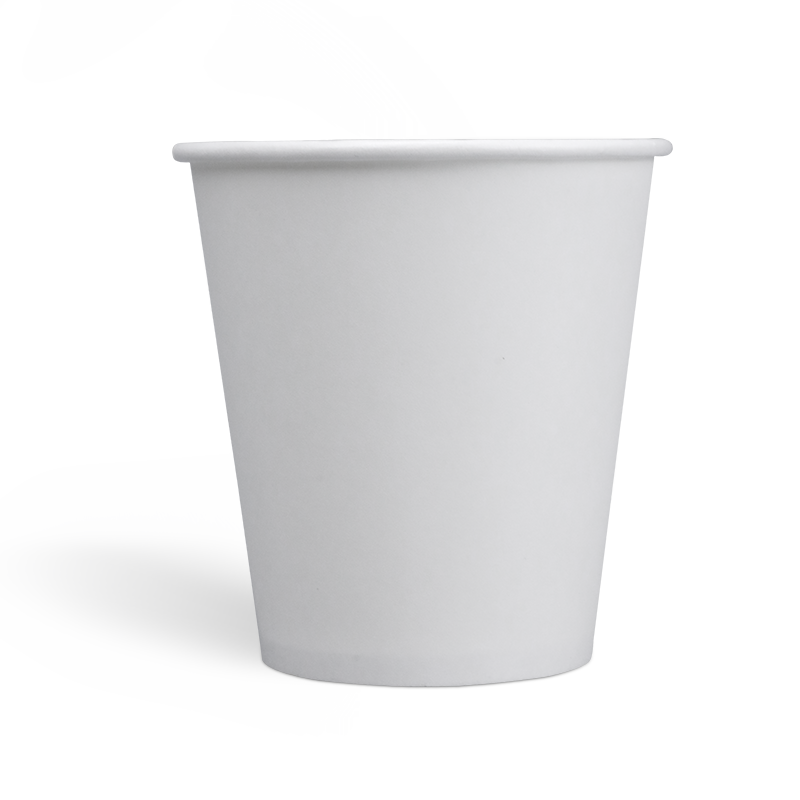 10onzas Tazas de café de pared simple con revestimiento de PE