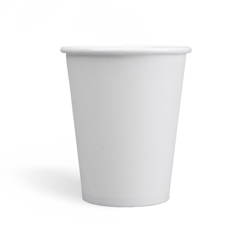 8onzas Tazas de café de pared simple con revestimiento de PE
