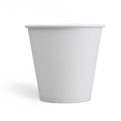 E8onzas Tazas de café de pared simple con revestimiento de PE