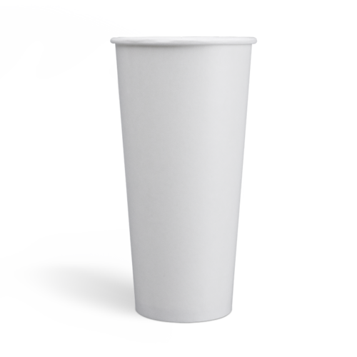 Vasos de papel para bebidas frías con recubrimiento de PE de 22 onzas