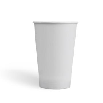 Los vasos de papel reciclable de una sola pared están disponibles en una variedad de diseños